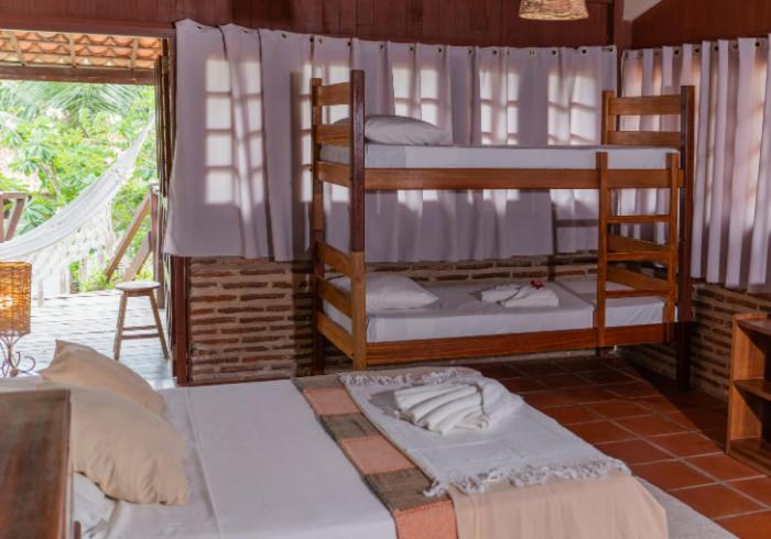 Letto o letti in una camera di casa jasmin