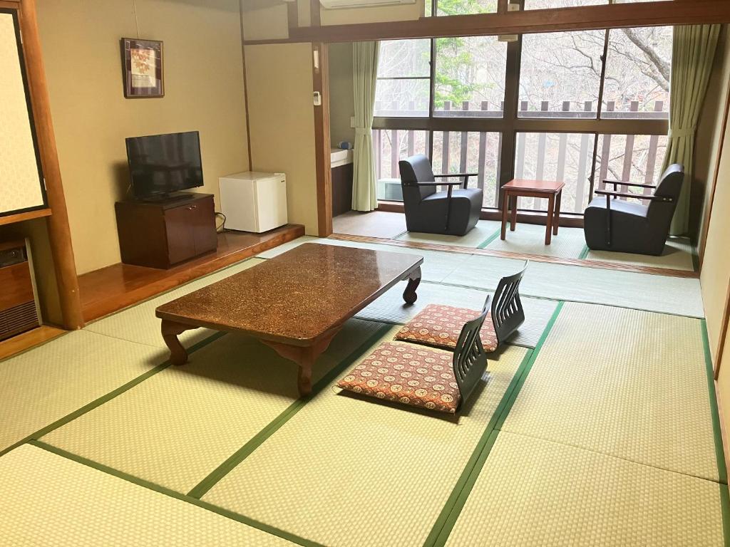 Posezení v ubytování Hotel Yunishigawa