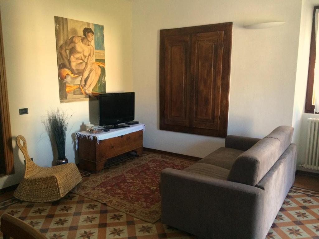 TV a/nebo společenská místnost v ubytování Casa Relax