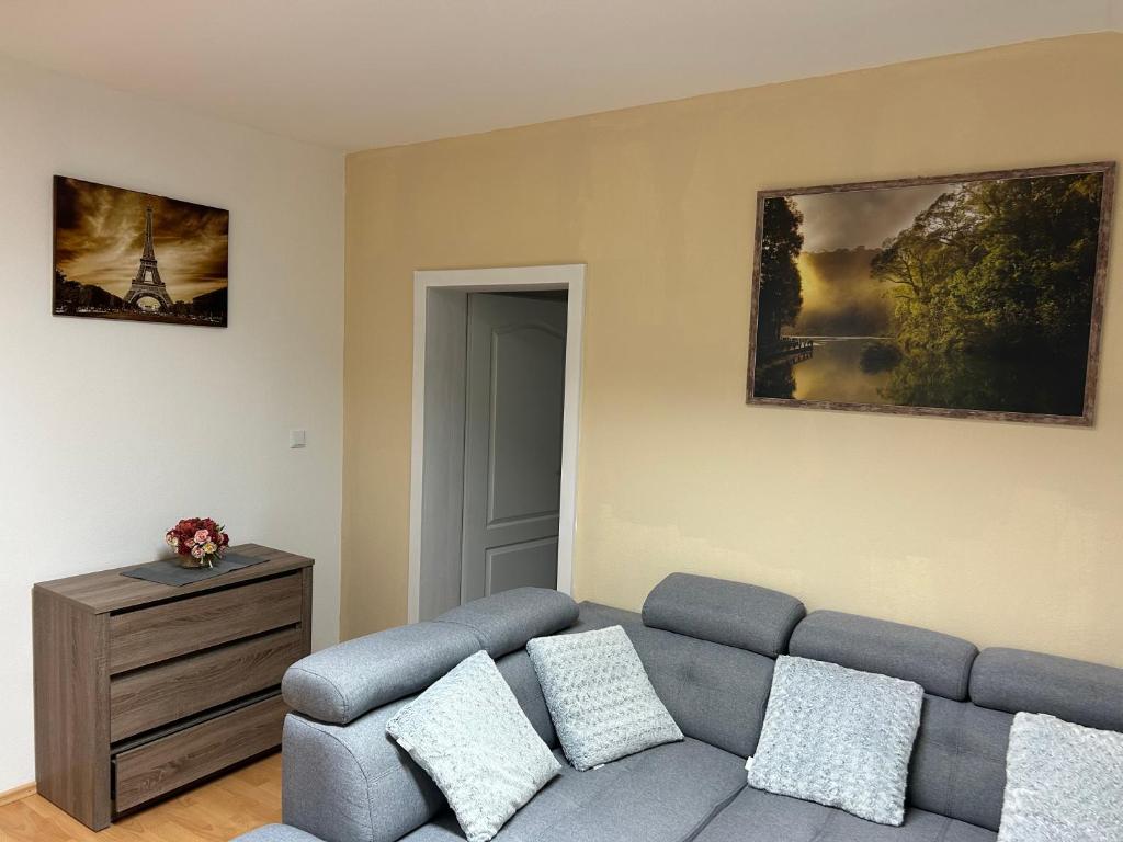 Posezení v ubytování Kondé Apartments A