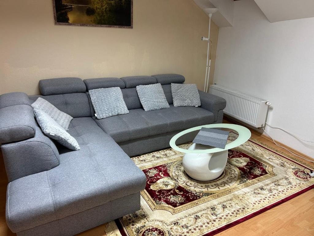 Posezení v ubytování Kondé Apartments A