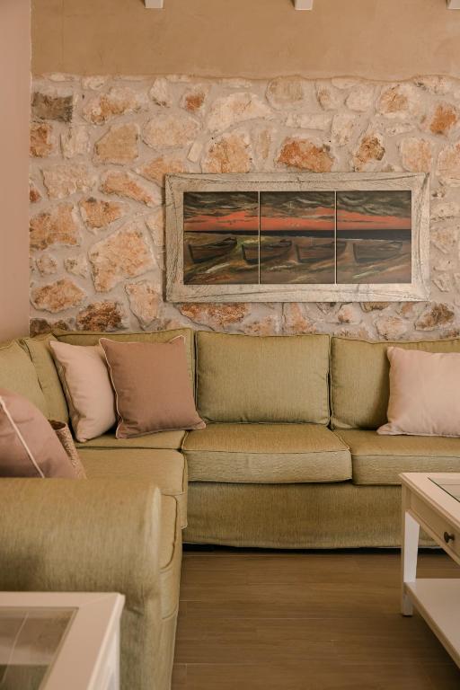 Posezení v ubytování Τheano Villa