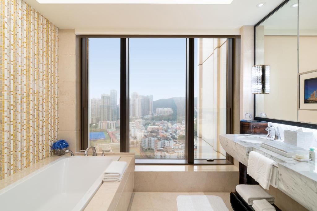 Koupelna v ubytování Galaxy Macau