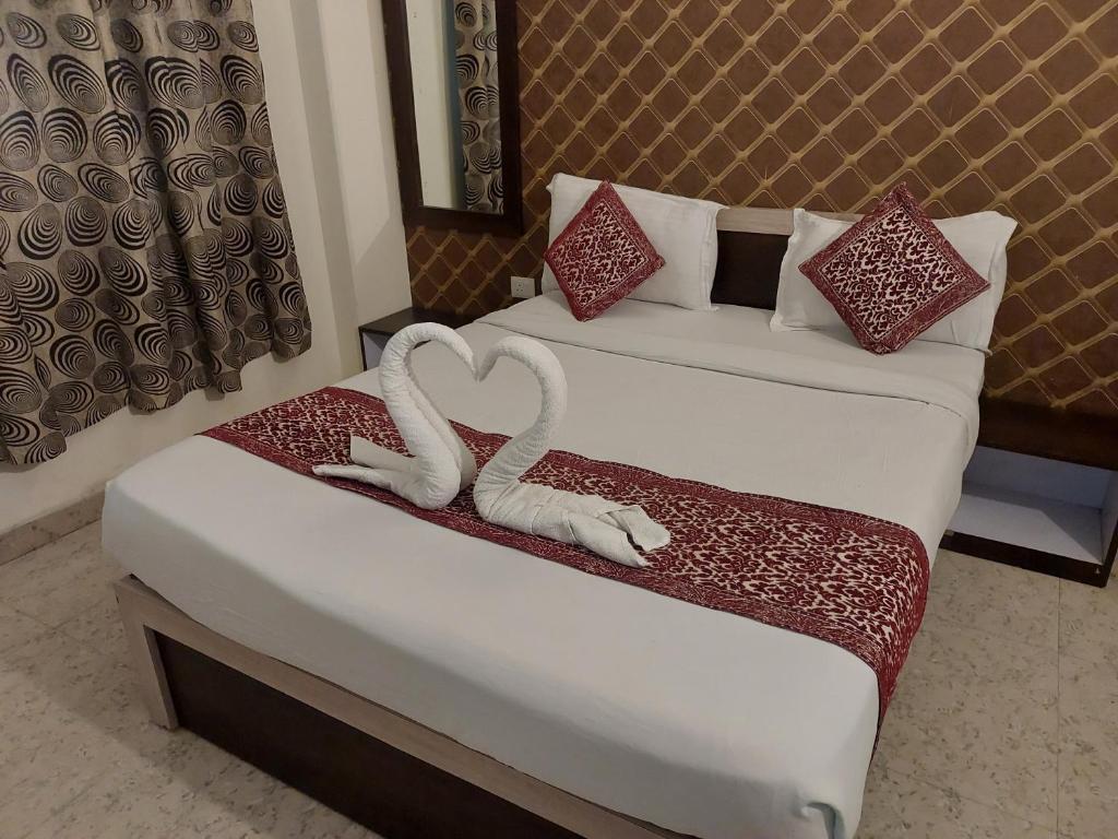 Postel nebo postele na pokoji v ubytování Hotel deep