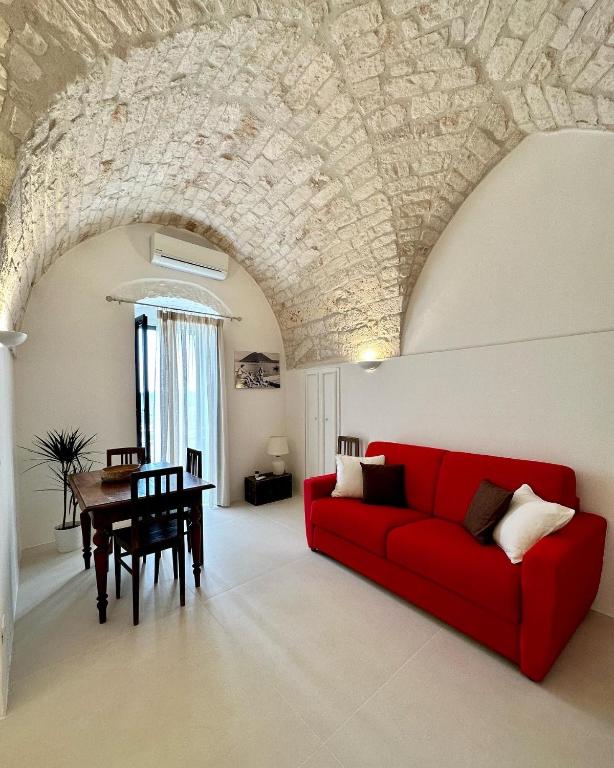 A seating area at Casa Martina Ostuni