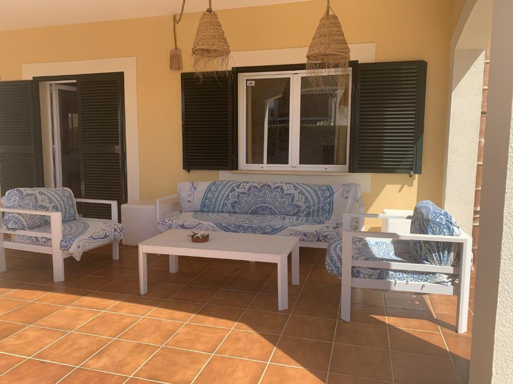 Posezení v ubytování Villa Paula