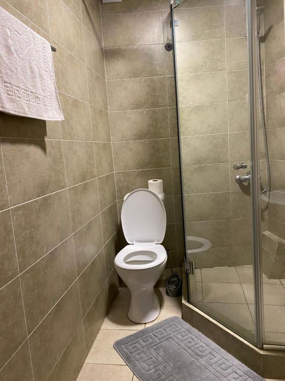 Koupelna v ubytování Siqvaruli