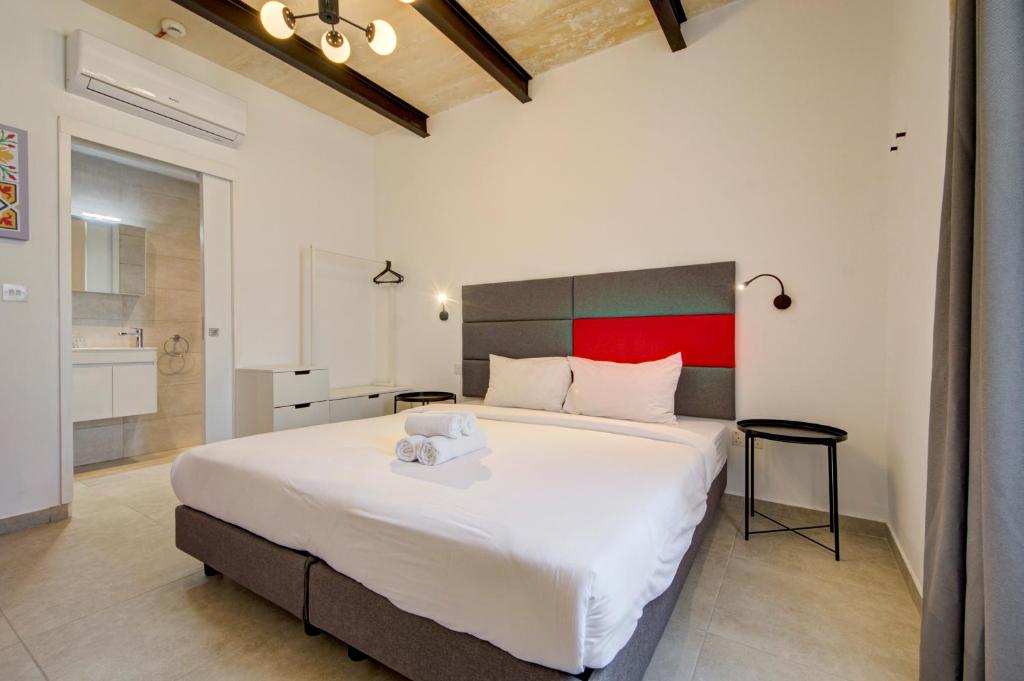 Postel nebo postele na pokoji v ubytování Casa Domenico 3