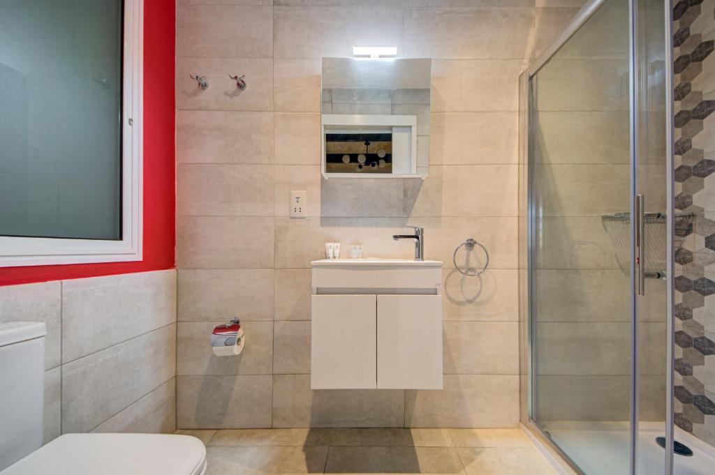 Koupelna v ubytování Casa Domenico 5