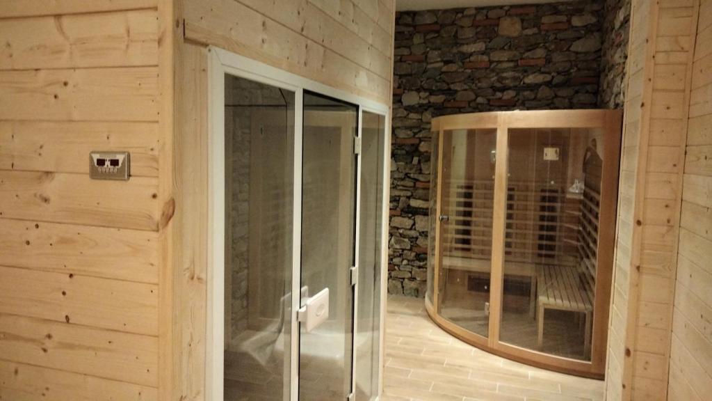 Koupelna v ubytování Albergo ristorante Payarin