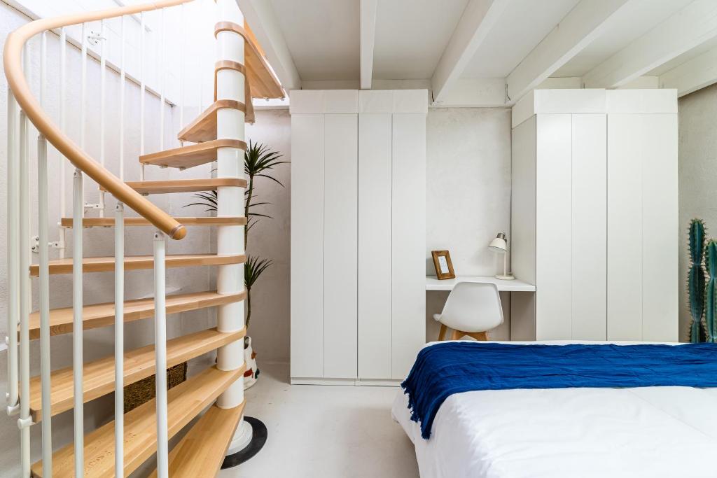 Posteľ alebo postele v izbe v ubytovaní Casa Belvedere - duplex atypique avec vue féerique & parking souterrain