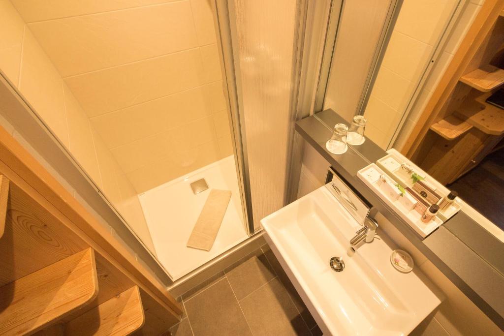 Koupelna v ubytování Wohlfühlhotel Hubertushof