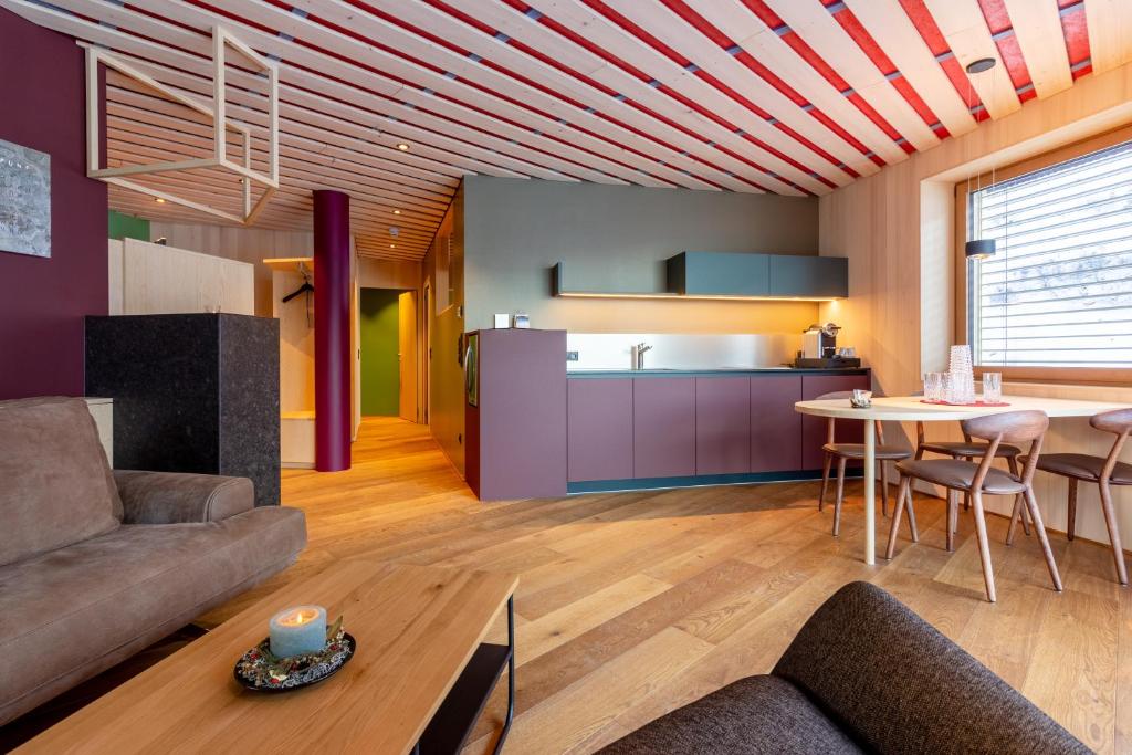Kuchyň nebo kuchyňský kout v ubytování Wohlfühlhotel Hubertushof
