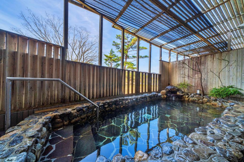 Bazén v ubytování glampark Keburikawa Kyoto nebo v jeho okolí