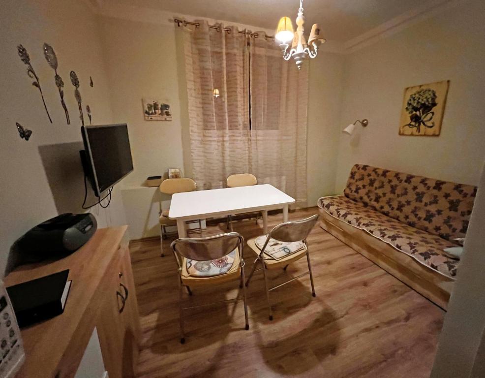 TV a/nebo společenská místnost v ubytování Jurincom apartments