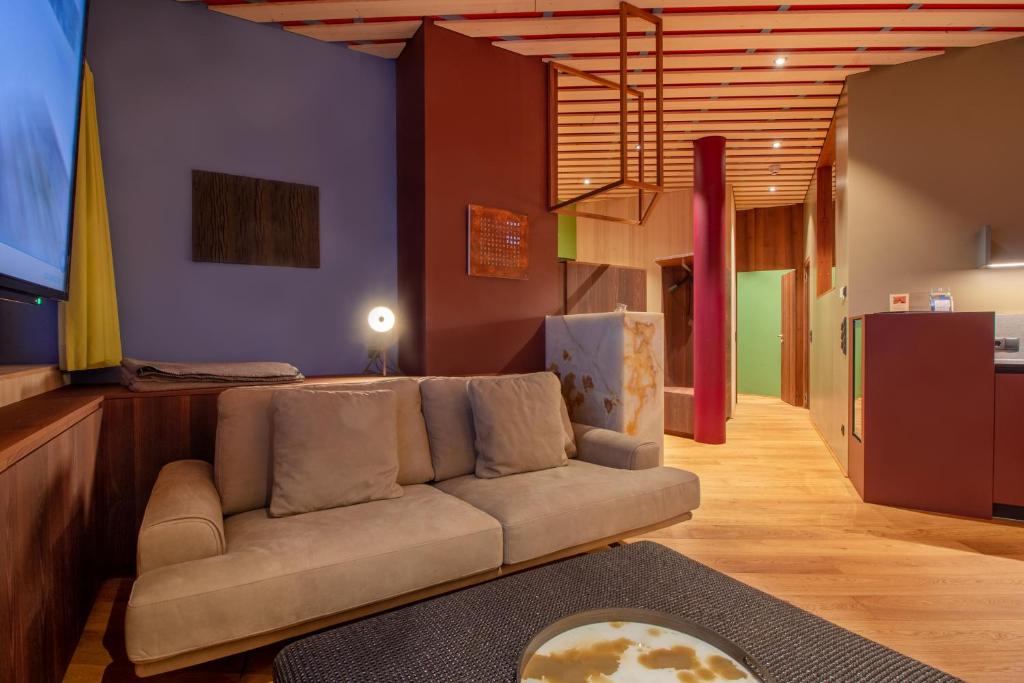 Posezení v ubytování Wohlfühlhotel Hubertushof
