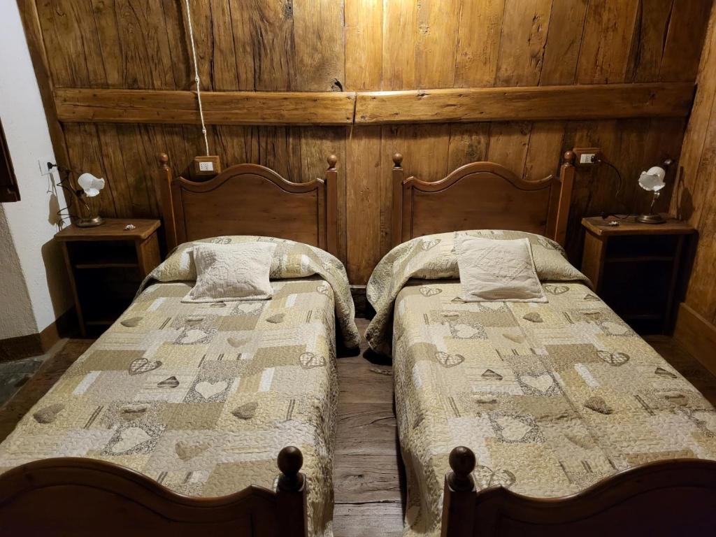 Postel nebo postele na pokoji v ubytování Antiche atmosfere...