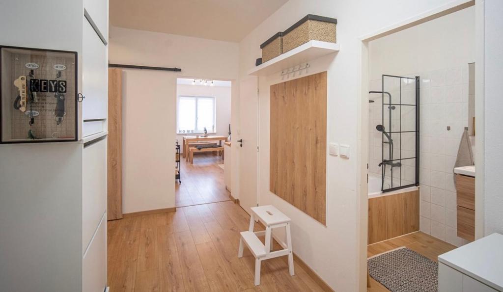Koupelna v ubytování Tara Apartment