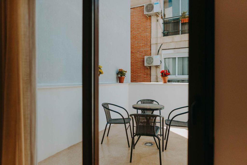 Balkón nebo terasa v ubytování Apartamentos Santa Isabel