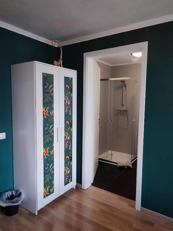 Koupelna v ubytování Hotel Groote Engel