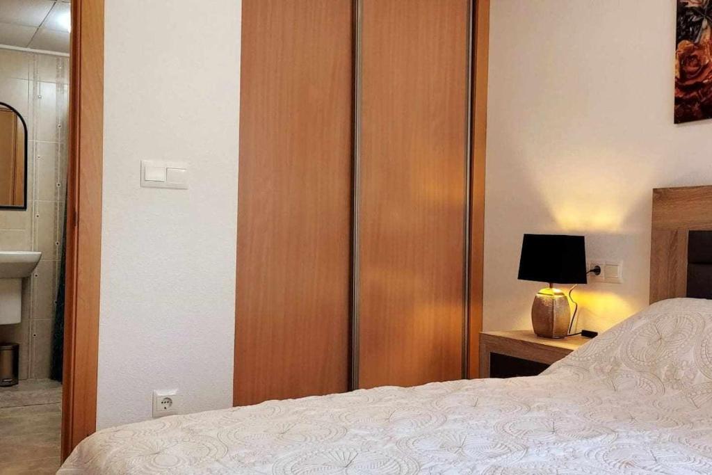 Postel nebo postele na pokoji v ubytování Apartamento Antina 12 en Santa Pola