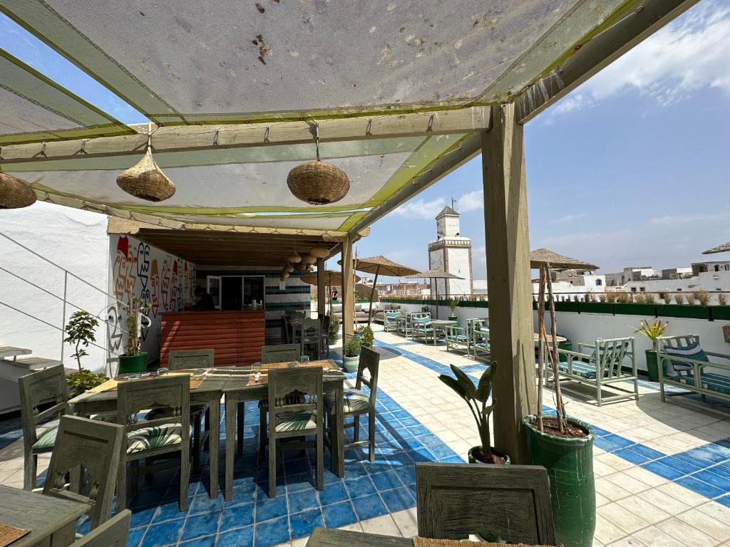 Balkón nebo terasa v ubytování Mama Souiri Hotel