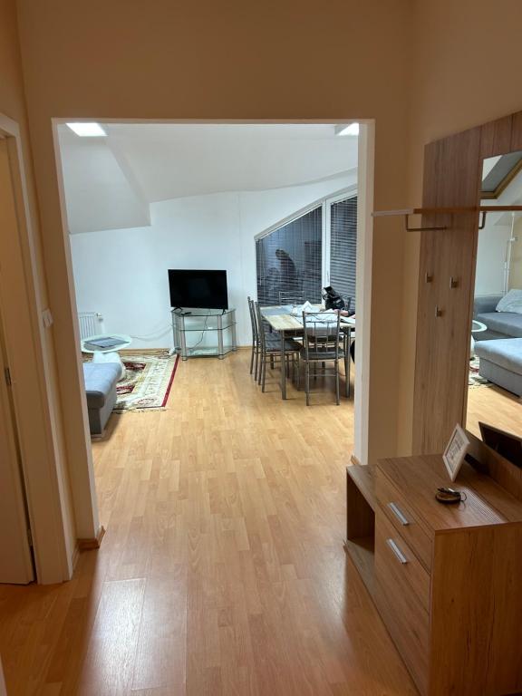 TV a/nebo společenská místnost v ubytování Kondé Apartments A