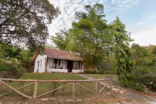 Zahrada ubytování Eco Venao Lodge, Playa Venao