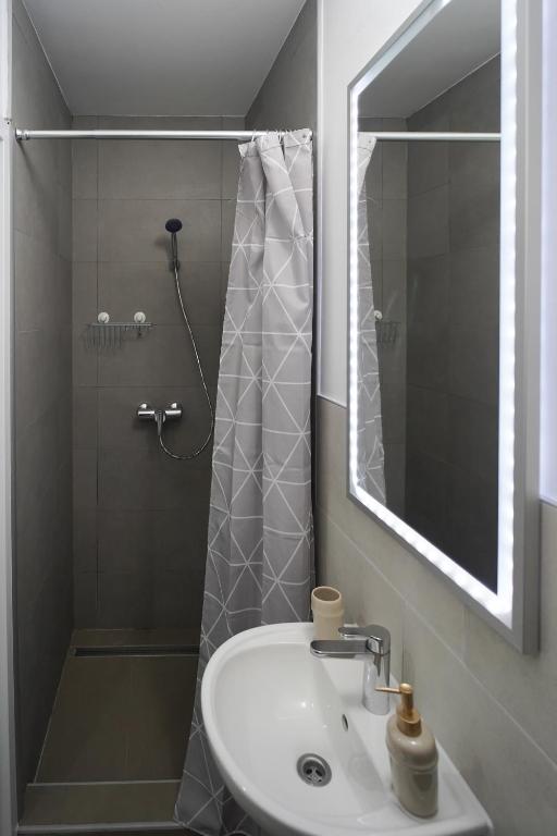 Koupelna v ubytování Apartments Choice