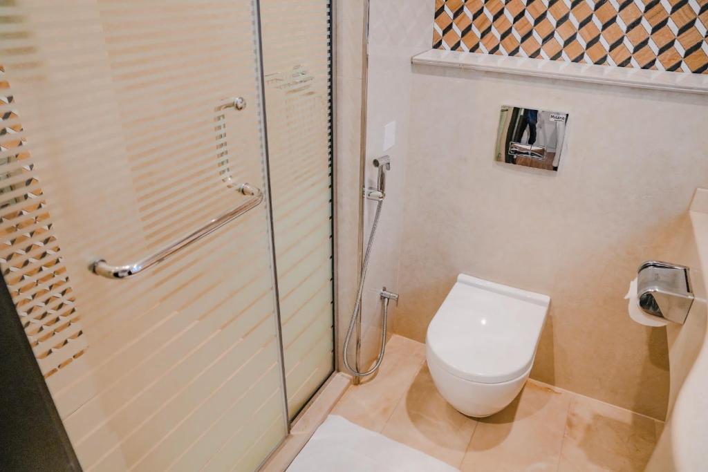 Koupelna v ubytování M14 Hotel Apartment