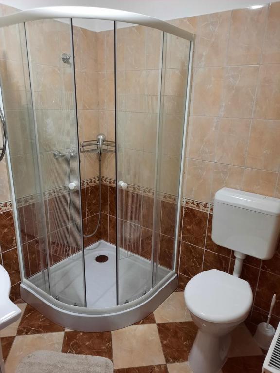 Koupelna v ubytování Ambrózia Guesthouse