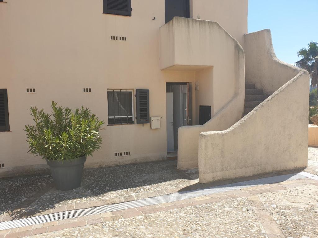 Budynek, w którym mieści się apartament