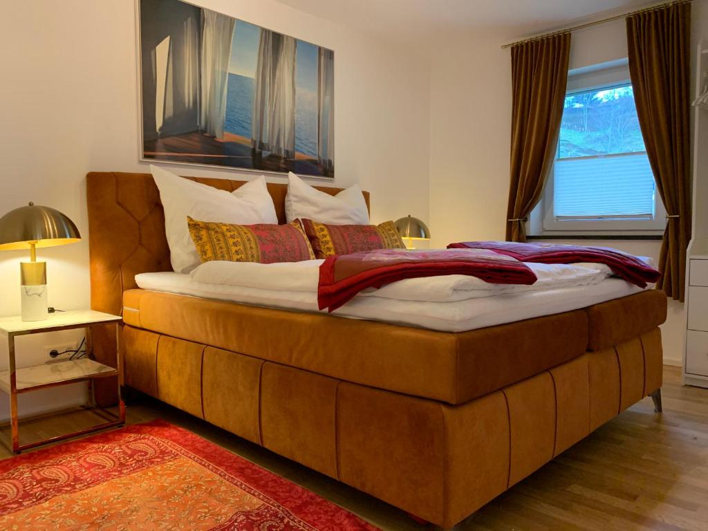 Postel nebo postele na pokoji v ubytování Exploria Apartments