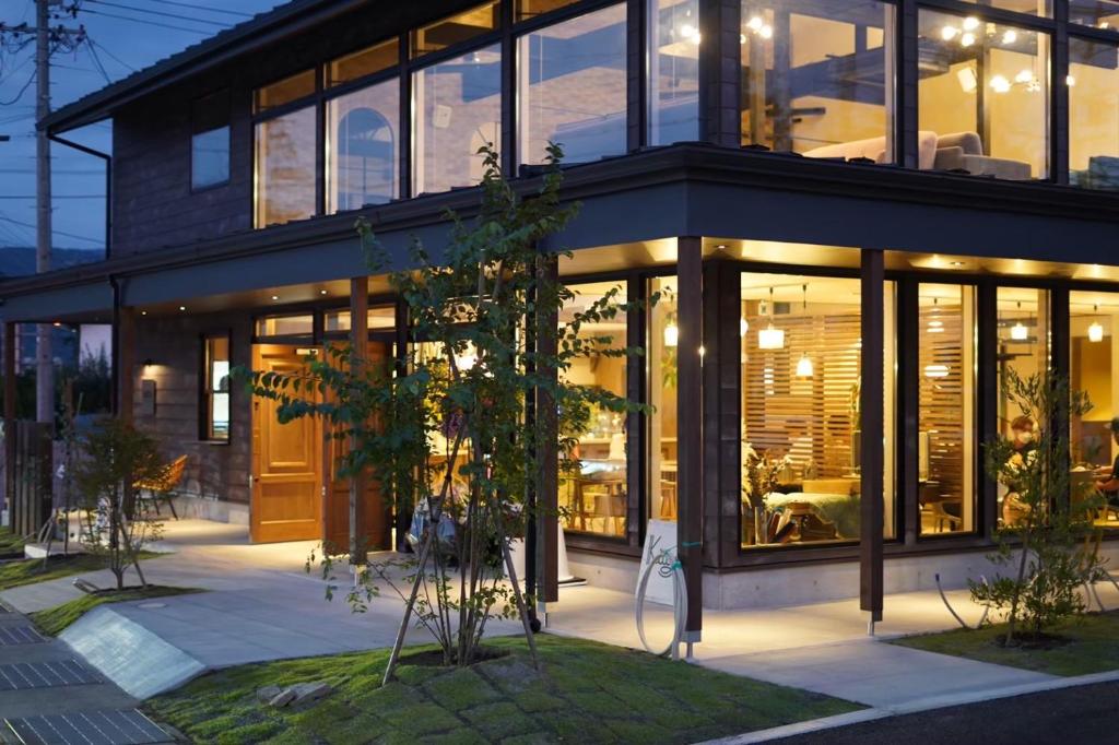 Zahrada ubytování KIIIYA cafe&hostel