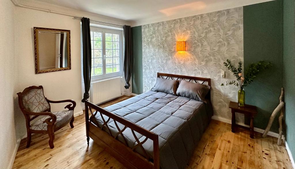 Posteľ alebo postele v izbe v ubytovaní HL Hotel de la Loire