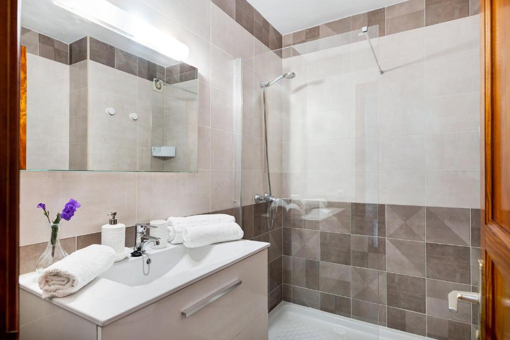 Kúpeľňa v ubytovaní Casa Las Palmeras