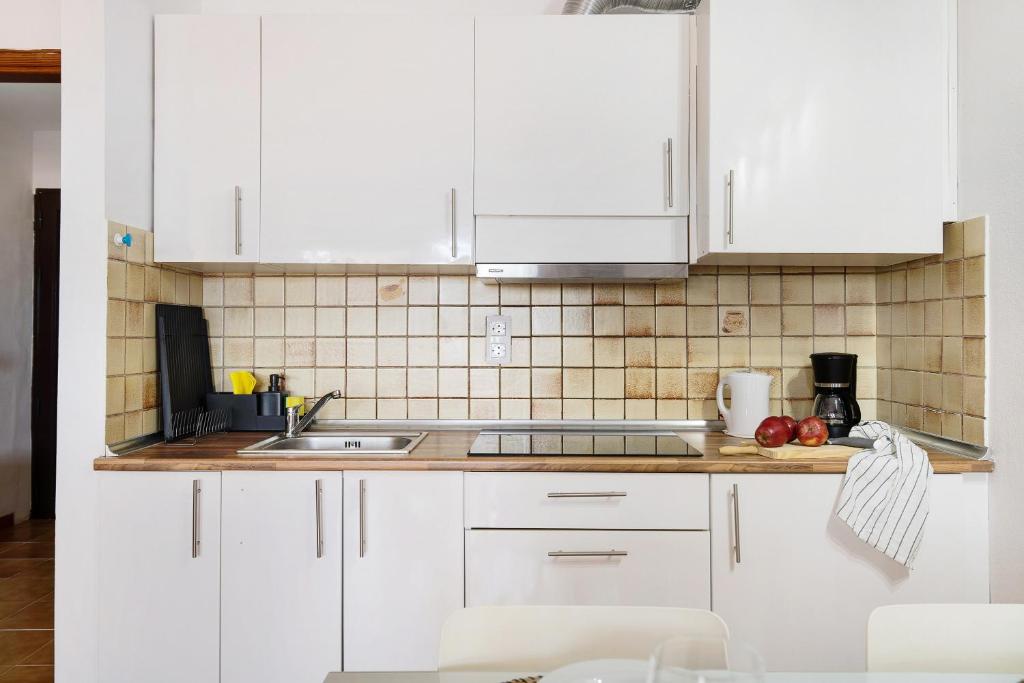 Kuchyňa alebo kuchynka v ubytovaní Casa Las Palmeras