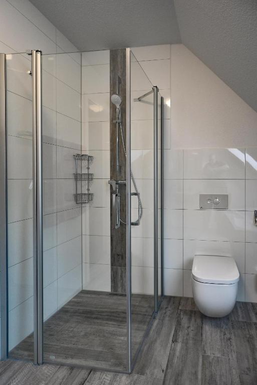 Koupelna v ubytování Ferienhaus Am Bienenzaun