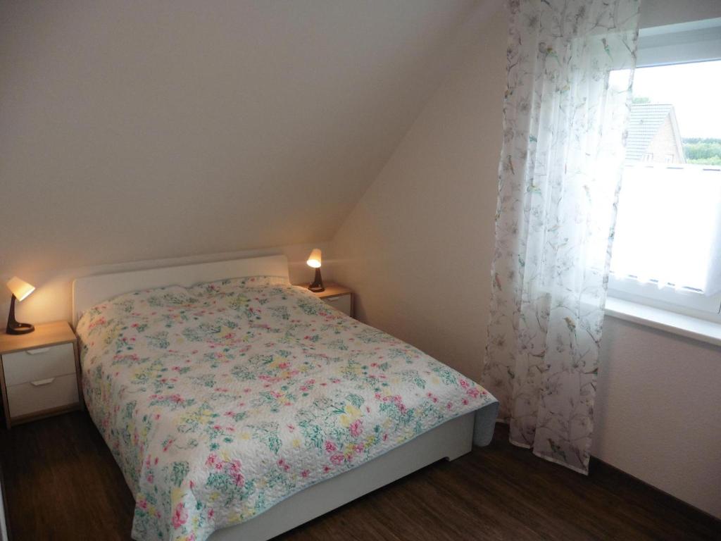 Postel nebo postele na pokoji v ubytování Ferienhaus Am Bienenzaun