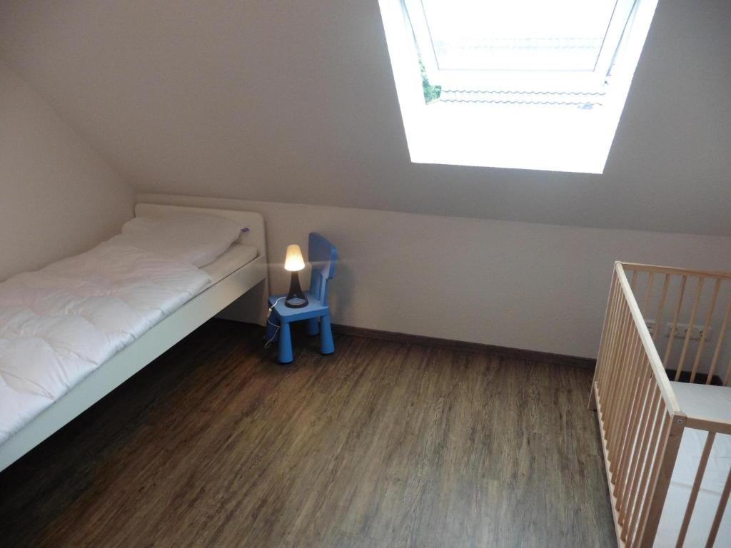 Postel nebo postele na pokoji v ubytování Ferienhaus Am Bienenzaun