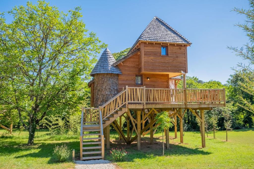 Domaine de Campagnac - Spa & Sauna - Chalet De Dos Habitaciones