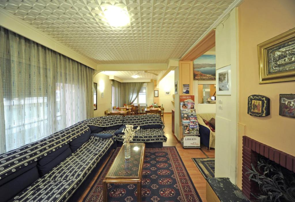 Posezení v ubytování Keletron Hotel - Bike and motorcycle friendly hotel
