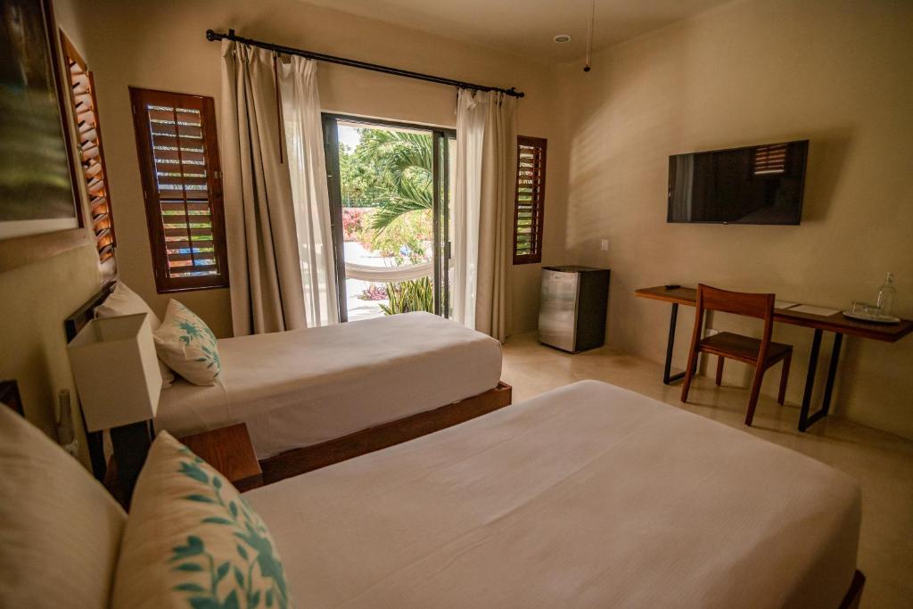 Blue Palm Bacalar - Adults only - 双人间 - 带露台