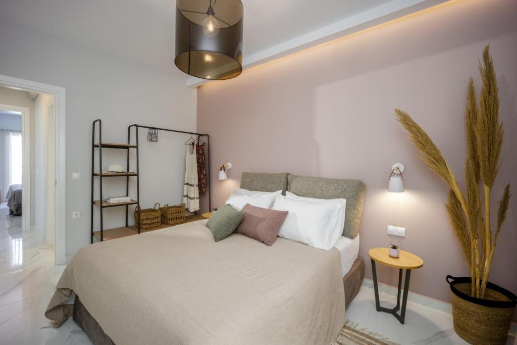Postel nebo postele na pokoji v ubytování Blanka House