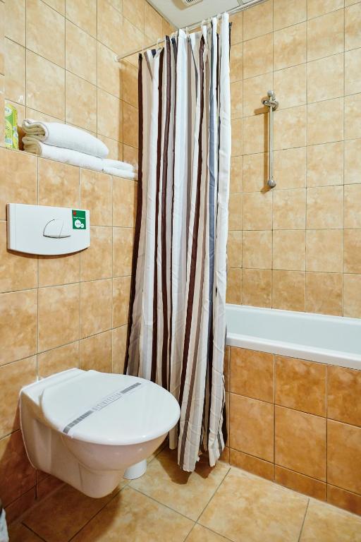 Koupelna v ubytování Hotel Terasa