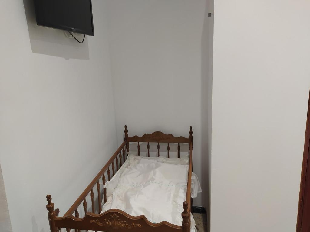 Postel nebo postele na pokoji v ubytování Casa (tipo) RURAL MANCHEGA