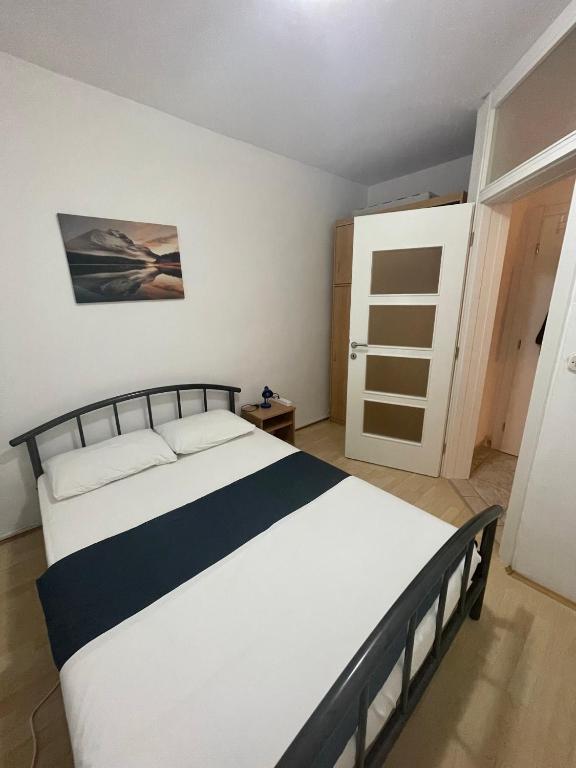 Postel nebo postele na pokoji v ubytování Slanica Mak
