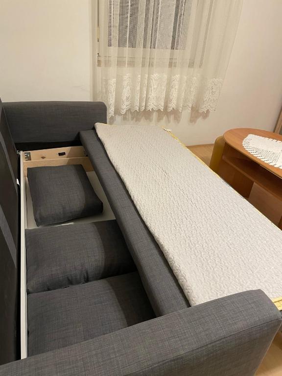 Postel nebo postele na pokoji v ubytování Slanica Mak