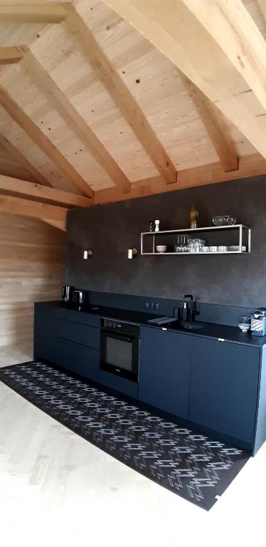 Kuchyň nebo kuchyňský kout v ubytování Haus Hof 30