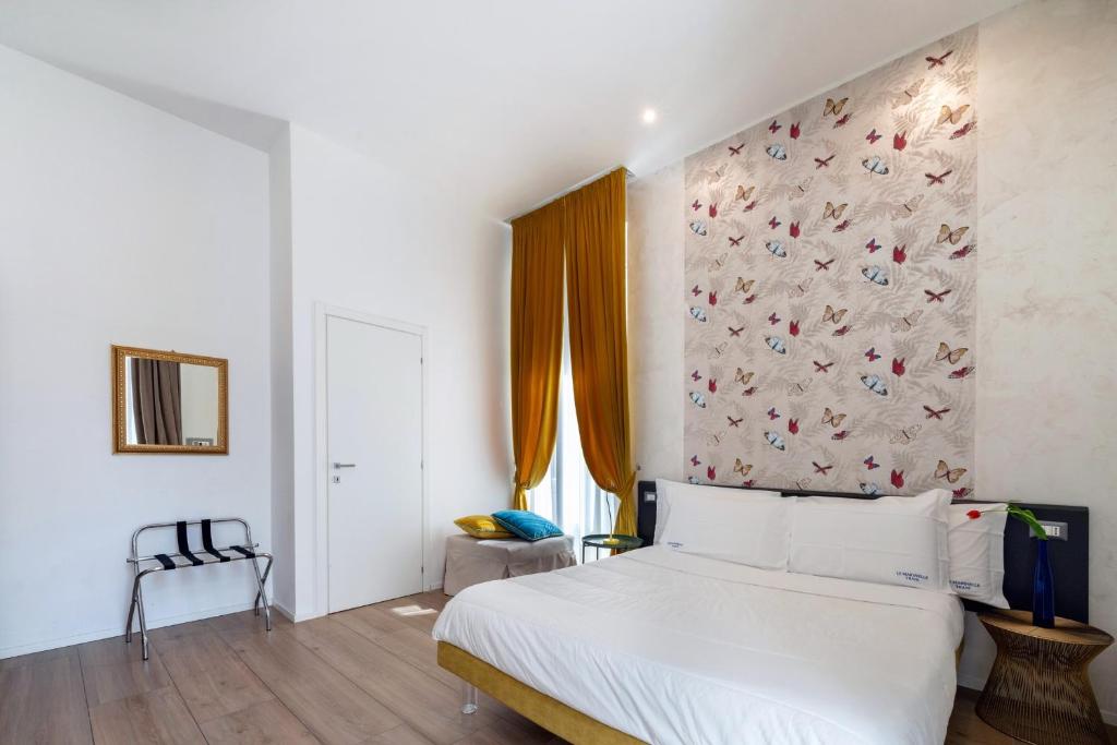 A bed or beds in a room at Le Marinelle Aff Trani